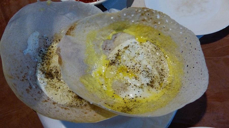 Fertiger Egg-Hopper - Sri Lanka - Essen und Schlafen