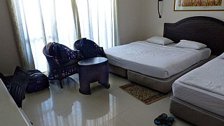 Doppelzimmer im Green Grass Hotel - Sri Lanka - Essen und Schlafen