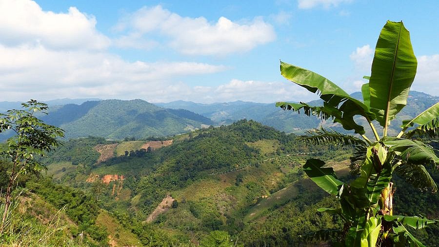 Berglandschaft n&ouml;rdlich von Chiang Rai - Nordthailand