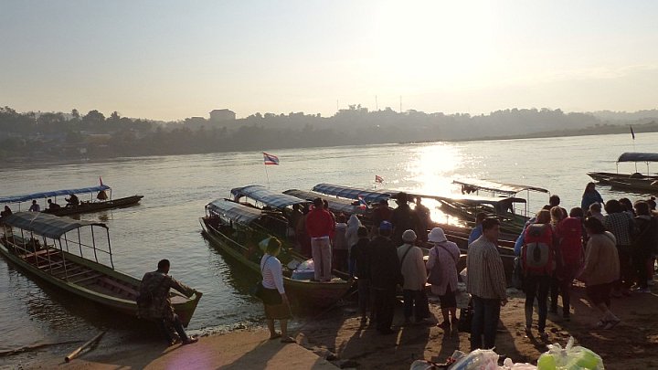 Mekong am Morgen bei Chiang Khong - Nordthailand