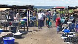 Markt in Butiaba am Albertsee - Uganda - Land und Leute