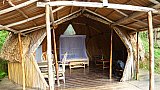 G-Dome-Zimmer in der Byoona Amagara Lodge - Uganda - Schlafen und Essen