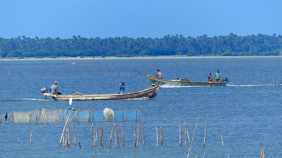 Bootsverkehr zwischen den Inseln - Sri Lanka - Land und Leute