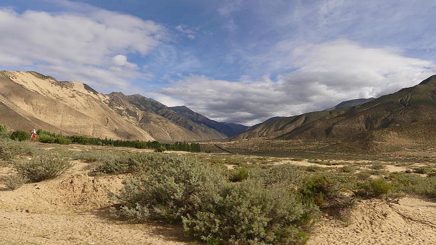Auf dem Weg nach Samye - Zentral-Tibet: Landschaft