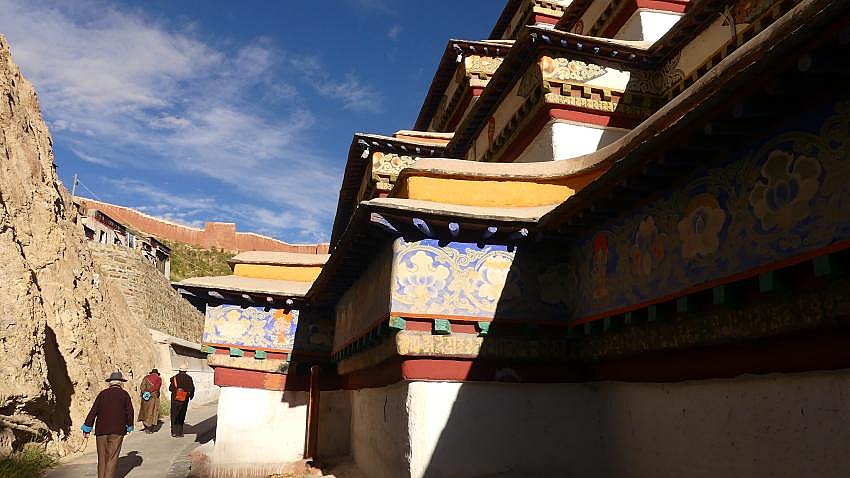 Pilger am Abend - Zentral-Tibet: Sehenswürdigkeiten