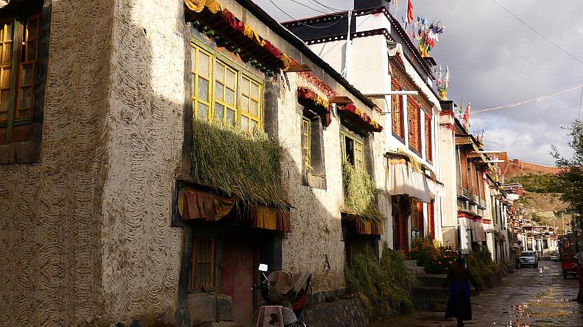 Altstadtgasse in Gyantse - Zentral-Tibet: Sehenswürdigkeiten