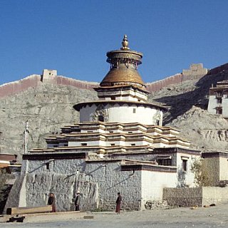 1992 - Kumbum Chorten in Gyantse - Zentral-Tibet: Sehenswürdigkeiten