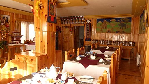 Restaurant im Thiimphu View Hotel - Thimphu-Punakha: Essen & Schlafen