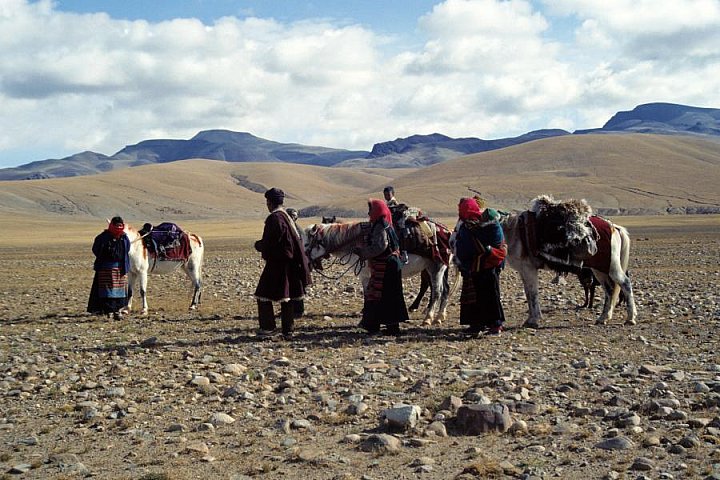 1992 - Nomaden in Westtibet - West-Tibet: Landschaft
