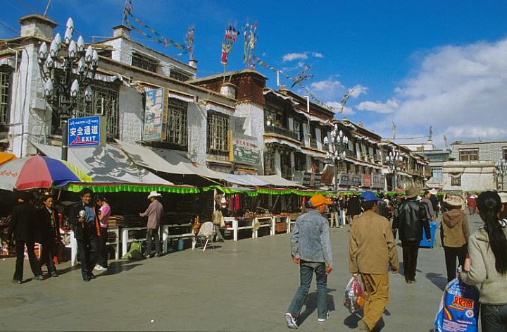 2006 - der Barkhor in Lhasa - Zentral-Tibet: Land und Leute