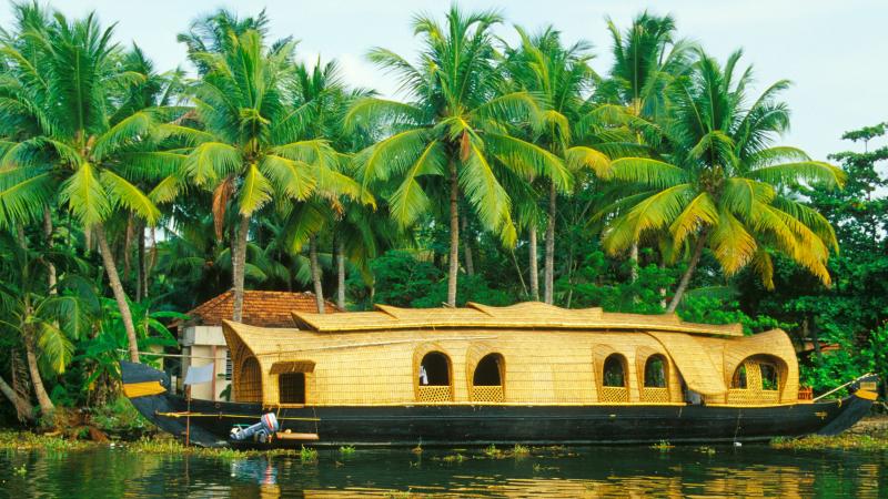 Indien02 Suedindien Kerala Backwaters Hausbootfahrt 800x450